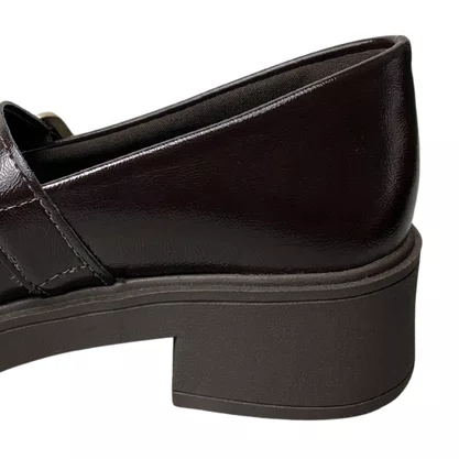 Sapato Mississipi Feminino Café Fecho Fivela 
