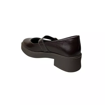 Sapato Mississipi Feminino Café Fecho Fivela 