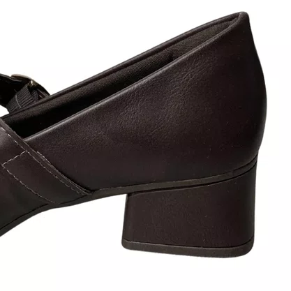 Sapato Mississipi Feminino Café Fecho Fivela 