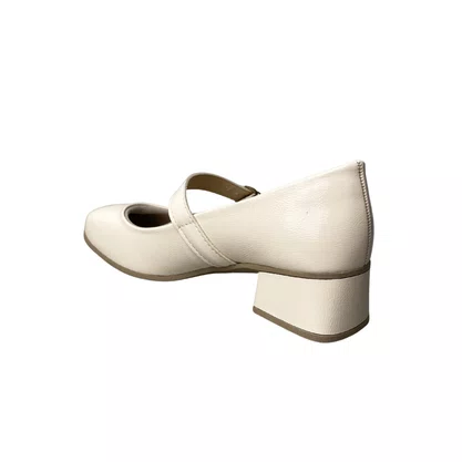 Sapato Mississipi Feminino Latte Fecho Fivela 
