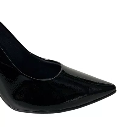 Sapato Piccadilly Feminina Preto Bico Fino 