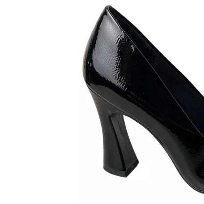Sapato Piccadilly Feminina Preto Bico Fino 