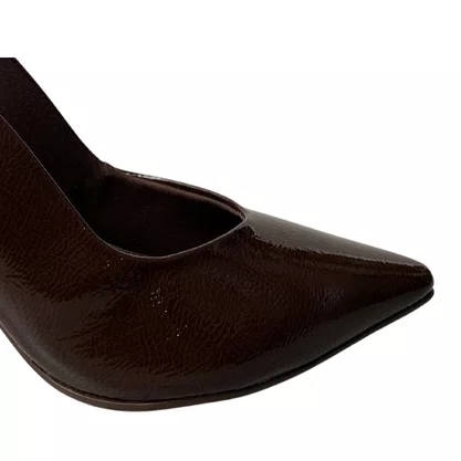 Sapato Piccadilly Feminino Cacau Bico Fino 