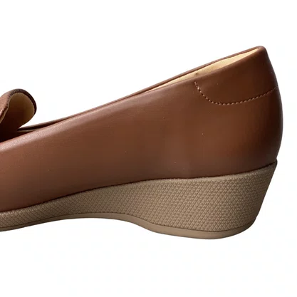 Sapato Santinelli Feminino Caramelo Couro