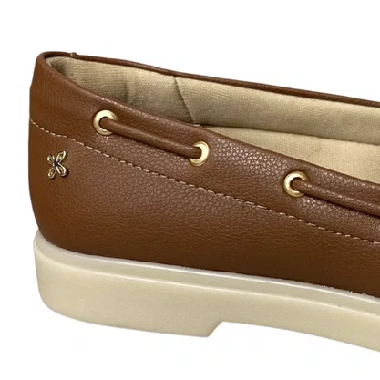 Sapato Softli Feminino Brown Laço 
