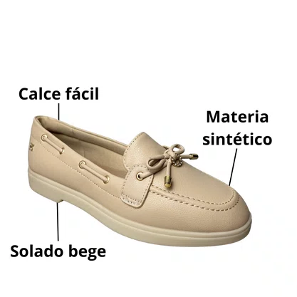 Sapato Softli Feminino Sand Laço