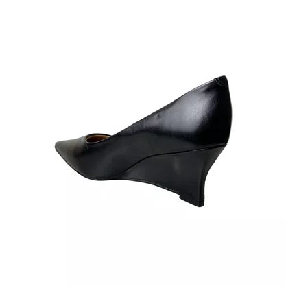 Sapato Vizzano Feminino Preto Bico Fino 