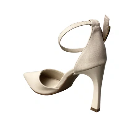 Scarpin Bebecê Feminino Aveia Bico Fino 