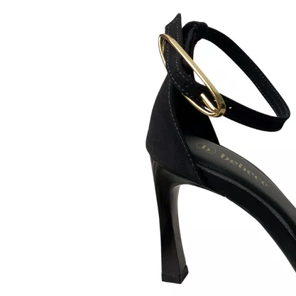 Scarpin Bebecê Feminino Preto Bico Fino