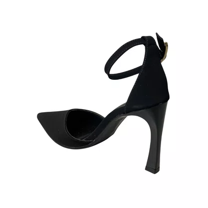 Scarpin Bebecê Feminino Preto Bico Fino