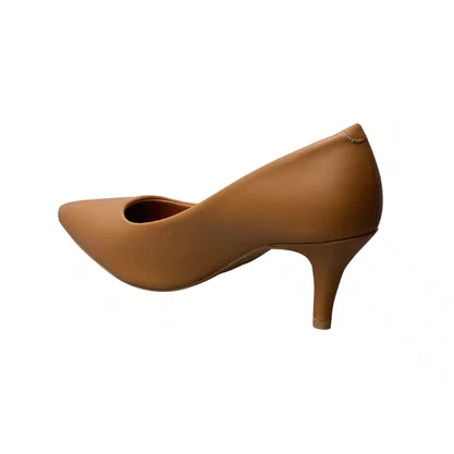 Scarpin Vizzano Camel Salto Baixo