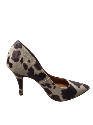 Scarpin Vizzano Feminino Cow Animal Print 