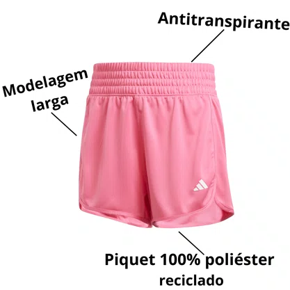 Short Adidas Feminino Rosa