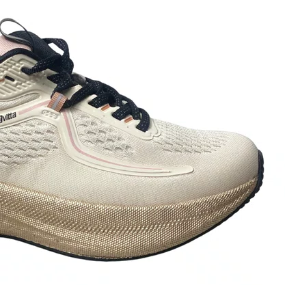 Tênis Actvitta Feminino Branco Off Cadarço 