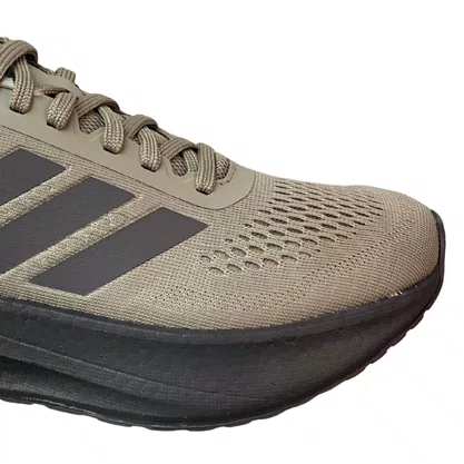 Tênis Adidas Feminino Taupe Boost Run Cadarço