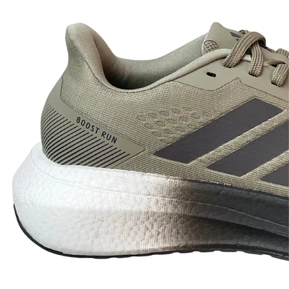 Tênis Adidas Feminino Taupe Boost Run Cadarço