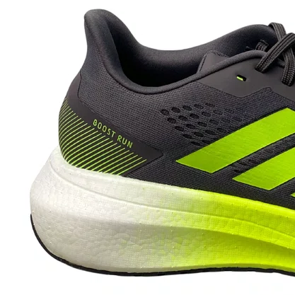 Tênis Adidas Masculino Cinza Boost Run Cadarço 