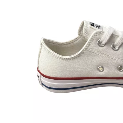 Tênis All Star Feminino Branco Couro