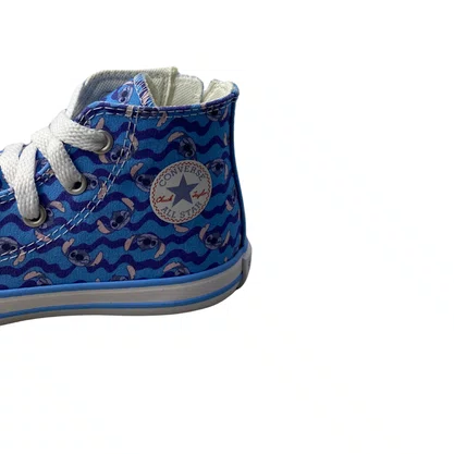 Tênis All Star Infantil Unisex Azul Stitch 