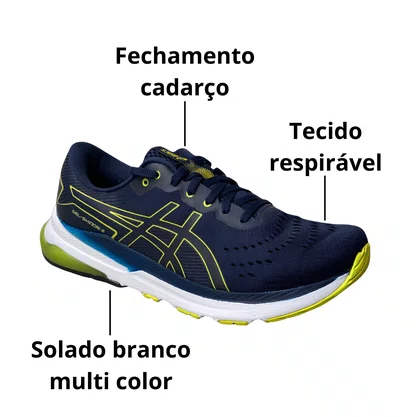 Tênis Asics Masculino Midnight Gel Shinob2 Cadarço 