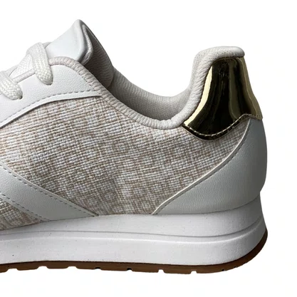 Tênis Beira Rio Feminino Multi Branco Cadarço 