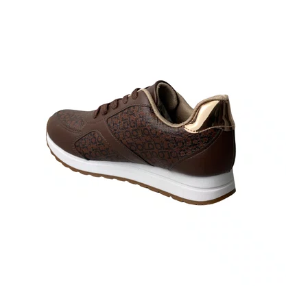 Tênis Beira Rio Feminino Multi Chocolate Cadarço 