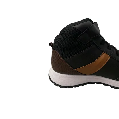 Tênis Boot Jet Kids Infantil Preto Calce Fácil 
