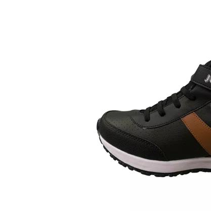 Tênis Boot Jet Kids Infantil Preto Calce Fácil 