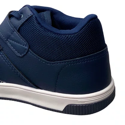 Tênis Boot Kidy Infantil Masculino Marinho Cadarço 