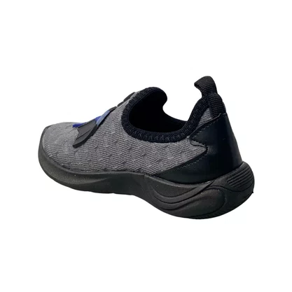 Tênis Carinha De Nene Infantil Masculino Chumbo Calce Fácil  