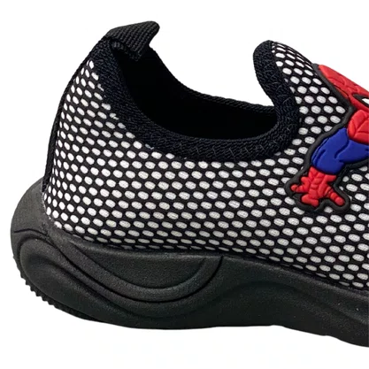 Tênis Carinha De Nene Infantil Masculino Preto Calce Fácil  