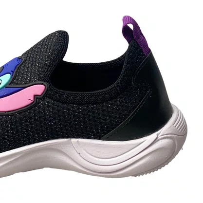 Tênis Carinha De Nene Infantil Unissex Preto Stitch