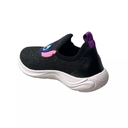 Tênis Carinha De Nene Infantil Unissex Preto Stitch