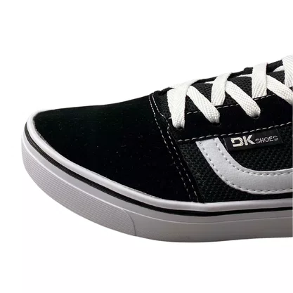 Tênis Dk Unisex Preto Fechamento Cadarço 