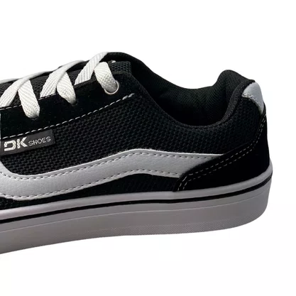 Tênis Dk Unisex Preto Fechamento Cadarço 