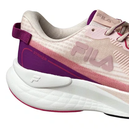 Tênis Fila Feminino Rose claro Striker Cadarço 