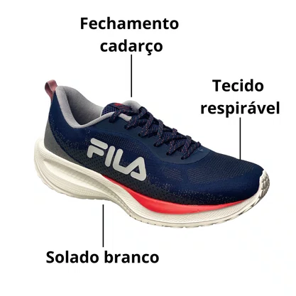 Tênis Fila Masculino Marinho Efecto 2 Cadarço 
