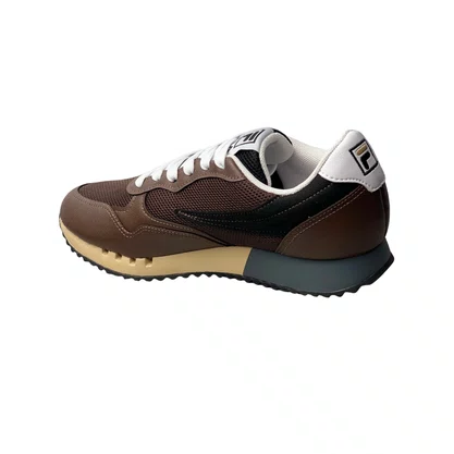 Tênis Fila Masculino Marrom Euro Jogger Sport II Cadarço 
