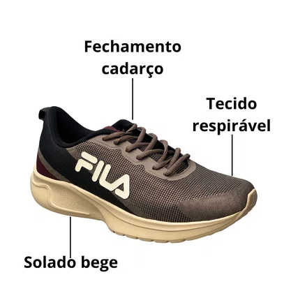 Tênis Fila Masculino Olivia Vector Cadarço 