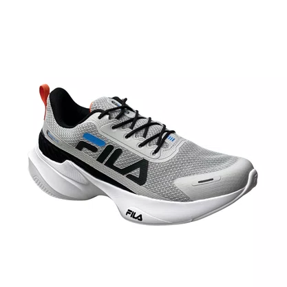 Tênis Fila Masculino Prata Progress Lite Cadarço 