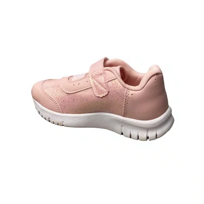 Tênis Kidy Infantil Feminino Nude Luzes Led