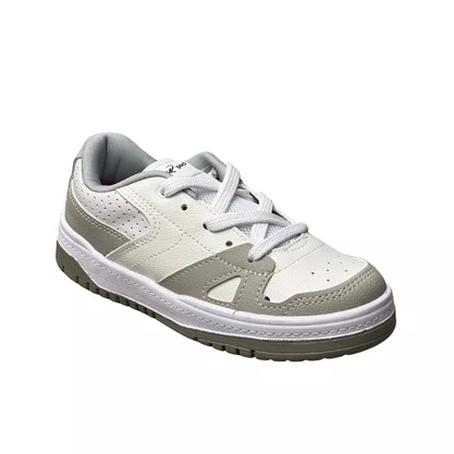Tênis Kidy Infantil Masculino Branco Cadarço 