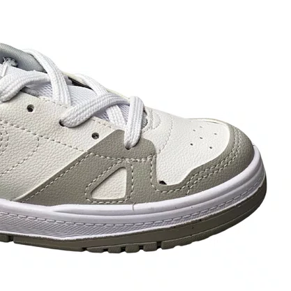Tênis Kidy Infantil Masculino Branco Cadarço 