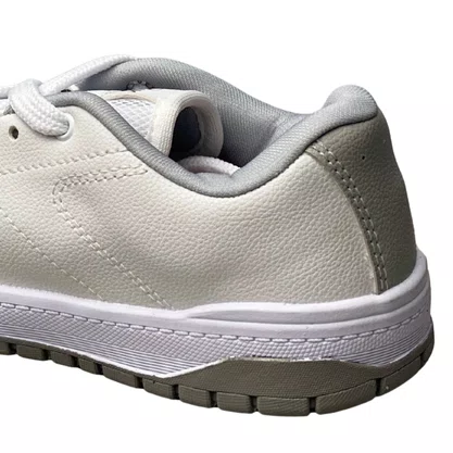 Tênis Kidy Infantil Masculino Branco Cadarço 