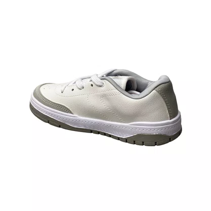 Tênis Kidy Infantil Masculino Branco Cadarço 
