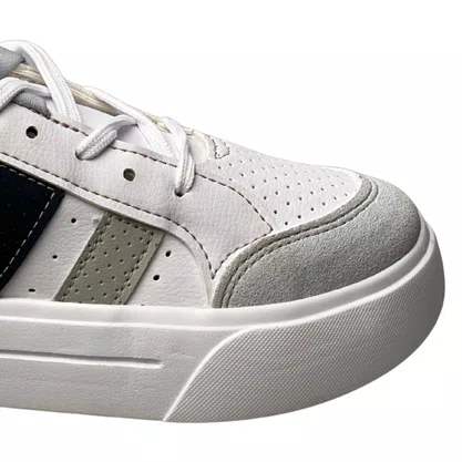 Tênis Kidy Infantil Masculino Branco Cadarço 