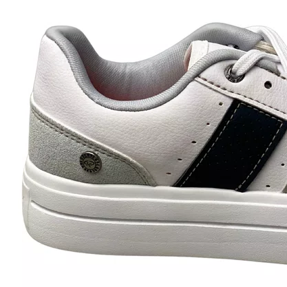 Tênis Kidy Infantil Masculino Branco Cadarço 