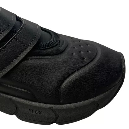 Tênis Kidy Infantil Masculino Preto Calce Fácil 