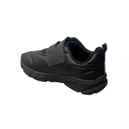 Tênis Kidy Infantil Masculino Preto Calce Fácil 