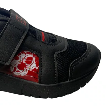 Tênis Kidy Infantil Masculino Preto Luzes Led 